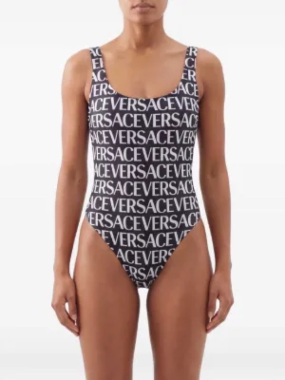 Versace all-over logo print one-piece Size 3 - Picture 3 of 16